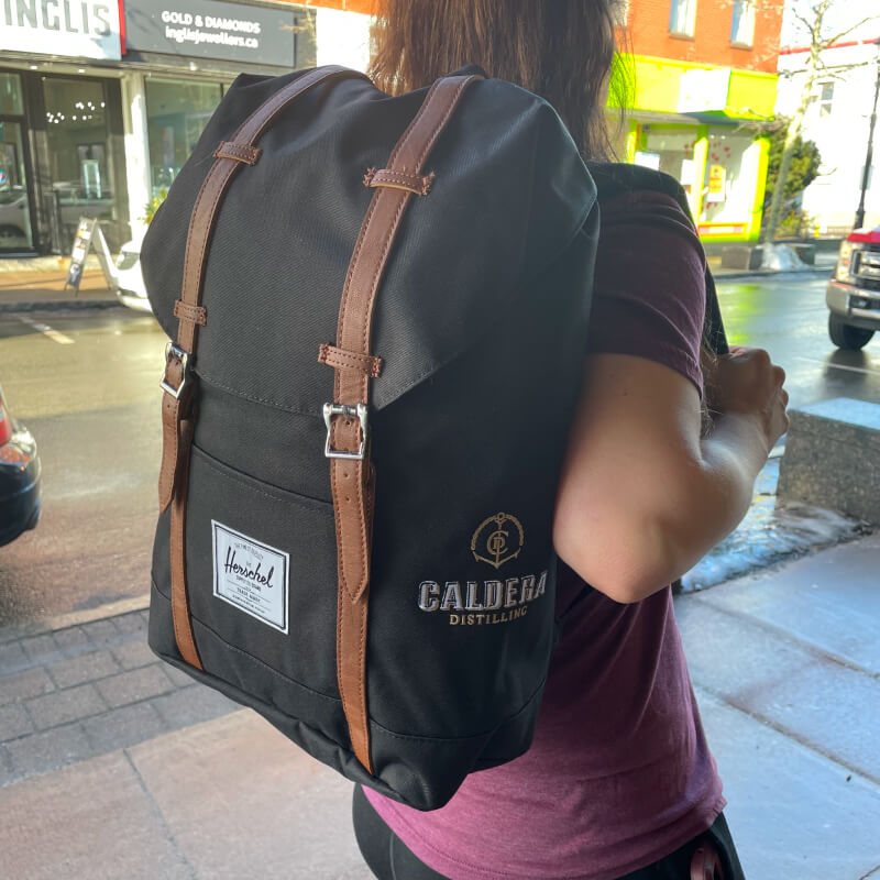 Herschel Bag with custom engraving