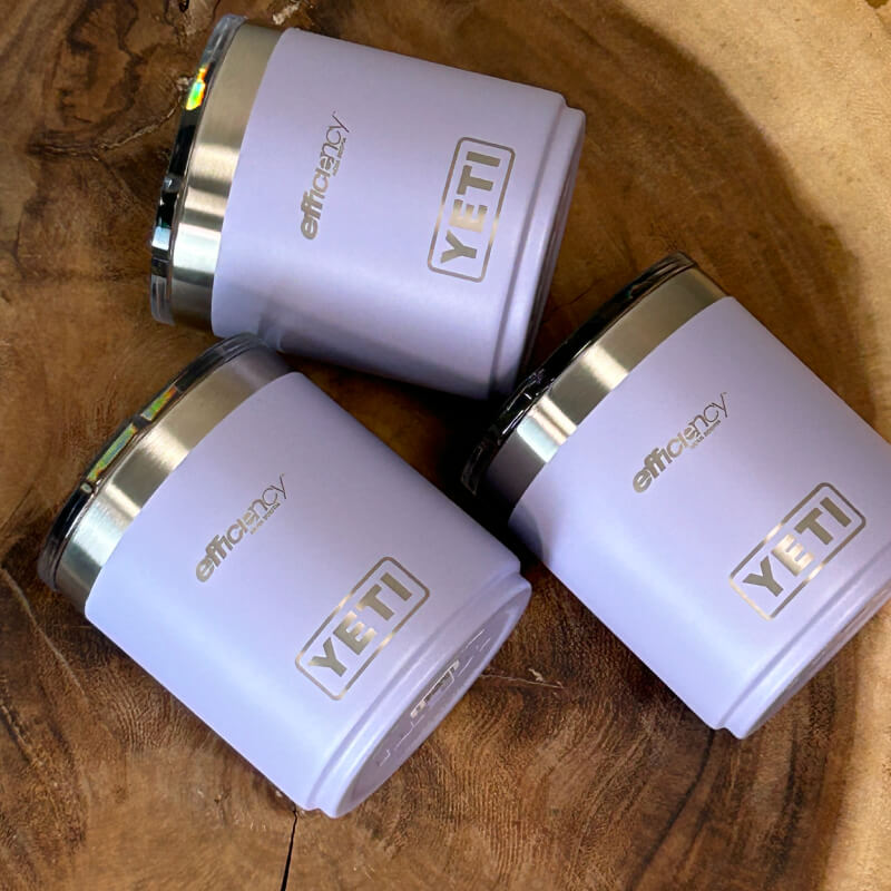 Yeti tumbler with custom engraving