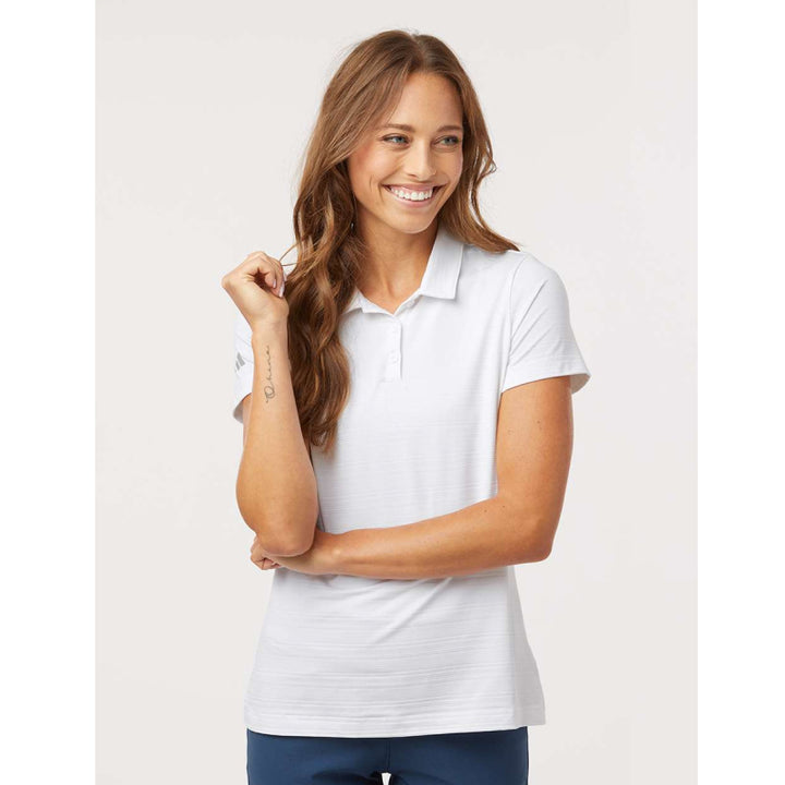 Ezeeteez Adidas Women's Textured Stripe Polo
